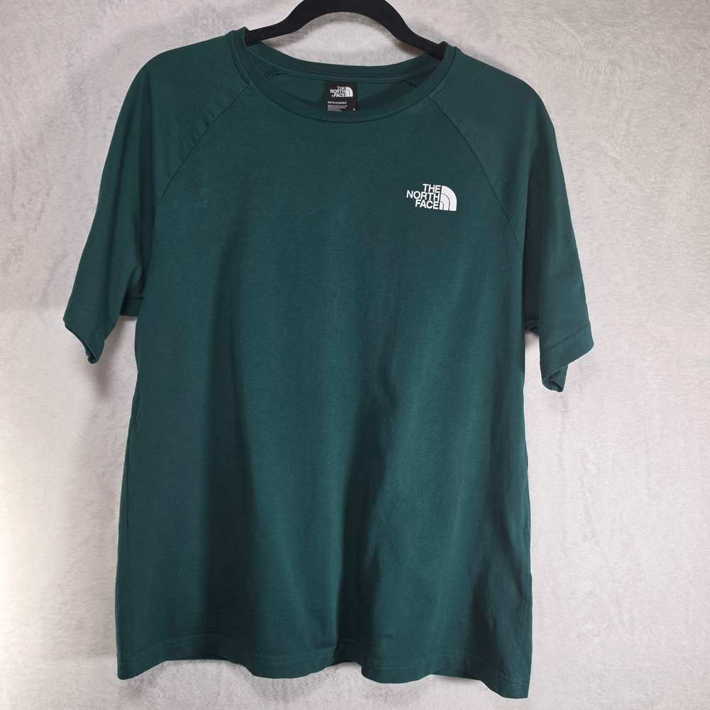 The North Face Denali Mt McKinley Alaska Graphic T-Shirt Green Mens Medium 87NU